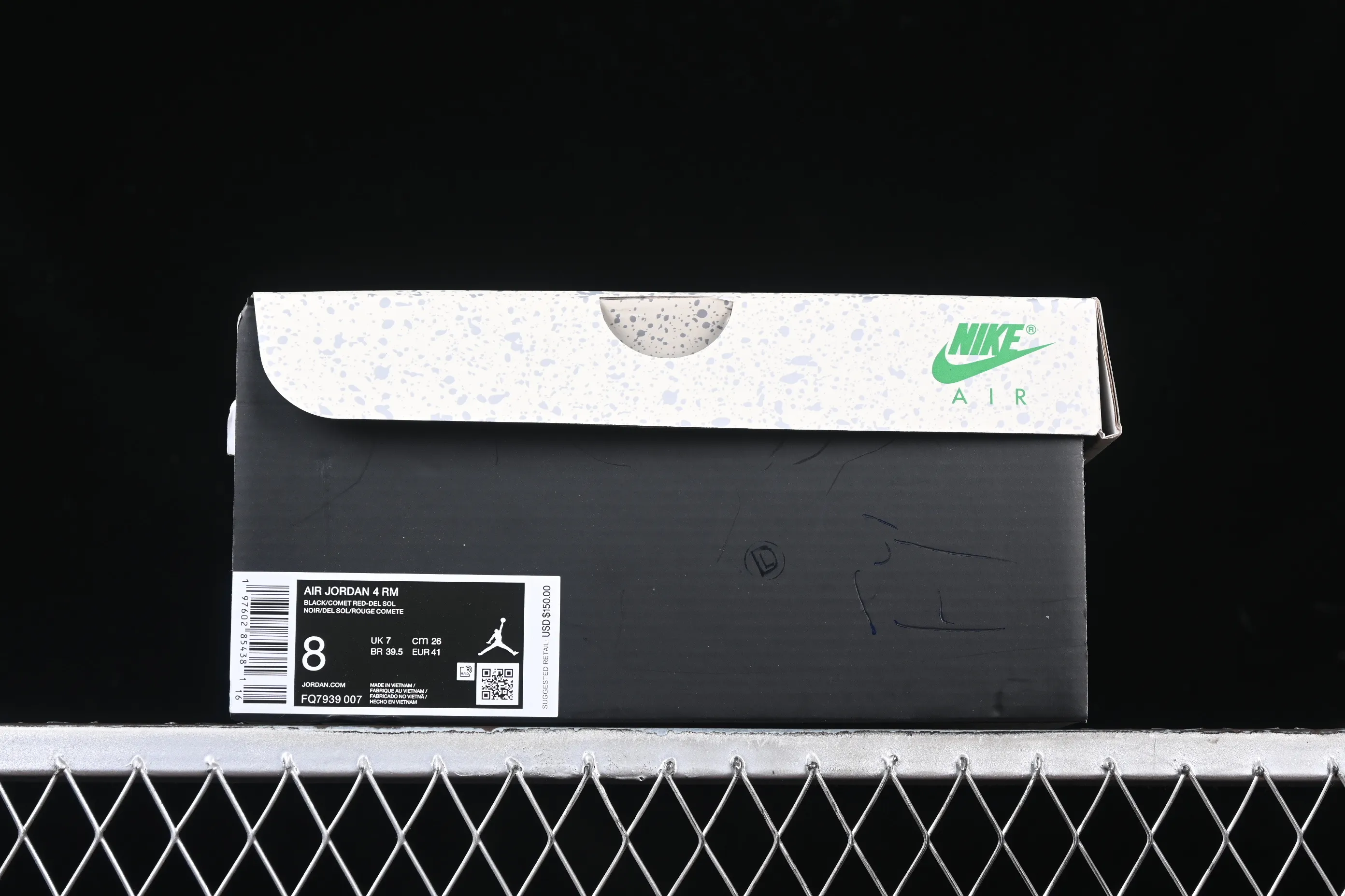 All categories Air Jordan Jordan series basketball shoes Air Jordan 4 Air Jordan 4 "Remastered" AJ4 Joe 4 remake raw rubber white and green FQ7939-007